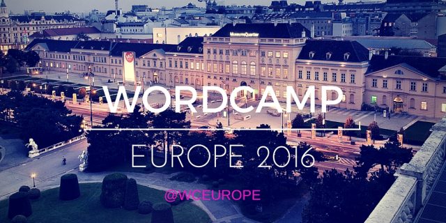 WordCamp Europe 2016 Vienna