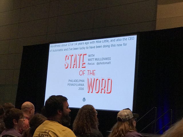 State of the Word title slide